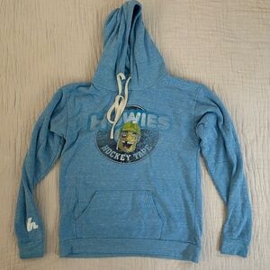 Howies Hockey Vintage Style Blue Hoodie